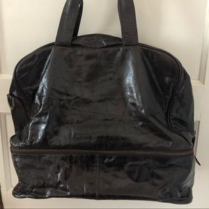 Unique Latico Leather Dark Brown Weekender Bag